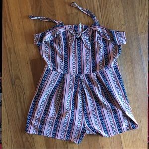 Pink & Blue romper